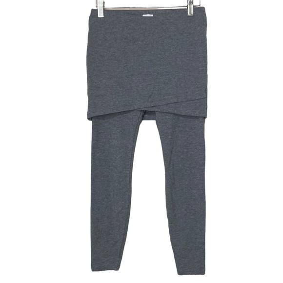 Cabi M'Leggings Charcoal Gray Skinny Skirted Asymmetrical Overlay #5318 XS - Picture 2 of 7